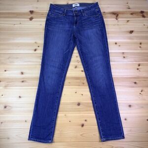 Paige Jeans Womens 26 Jimmy Jimmy Skinny Low Rise Denim Blue Jeans